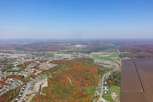 Fall leaves, just east of Sherbrooke, Quebec