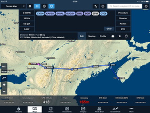 Route from Smiths Falls to Yarmouth