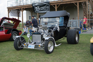 Super-charged Ford Model T street rod